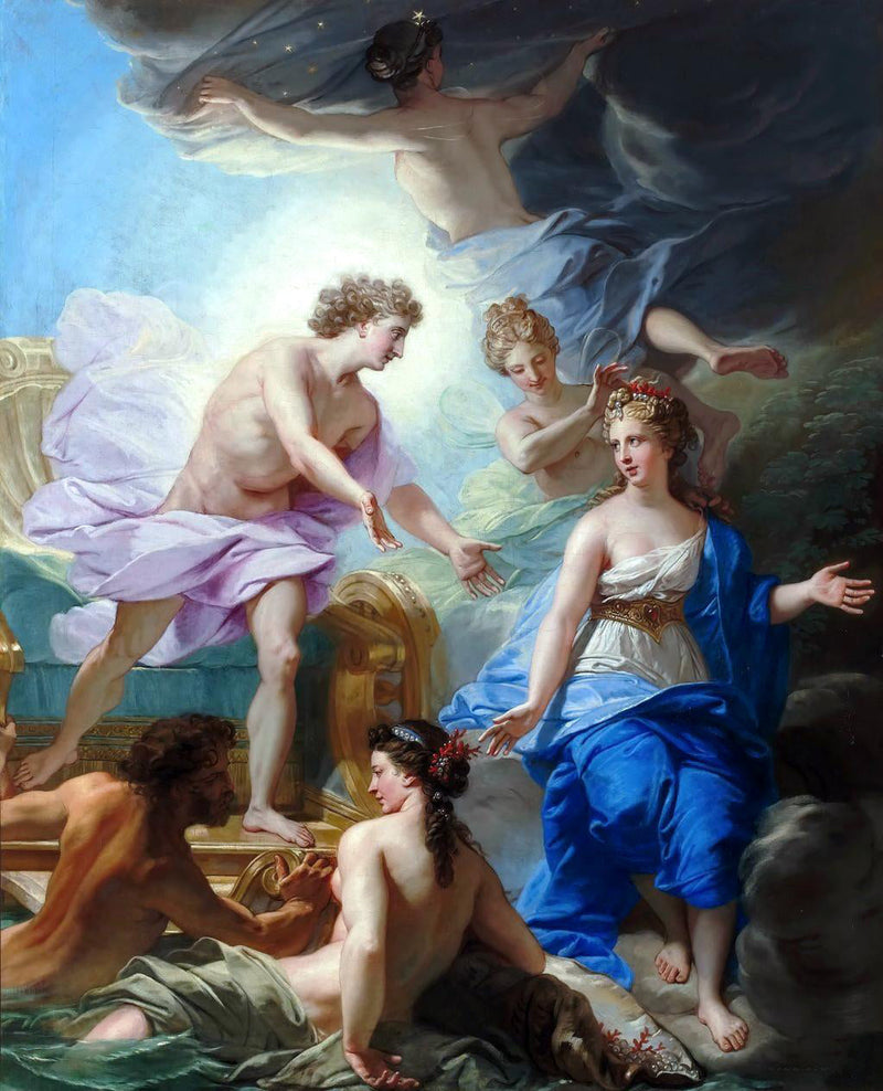Apollon e Tétis - Jean-Baptiste Jouvenet