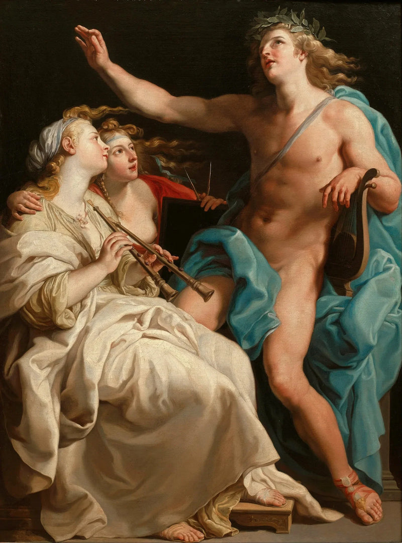 Apollon, Euterpe e Urânia - Pompeo Batoni