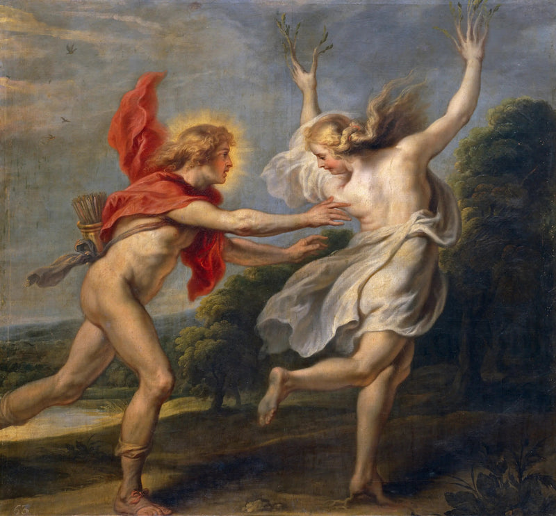 Apolo perseguindo Dafne - Peter Paul Rubens