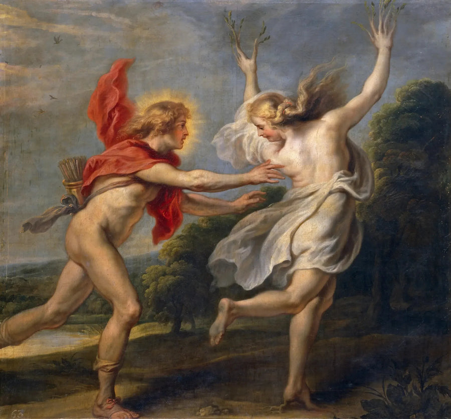 Apolo perseguindo Dafne - Peter Paul Rubens