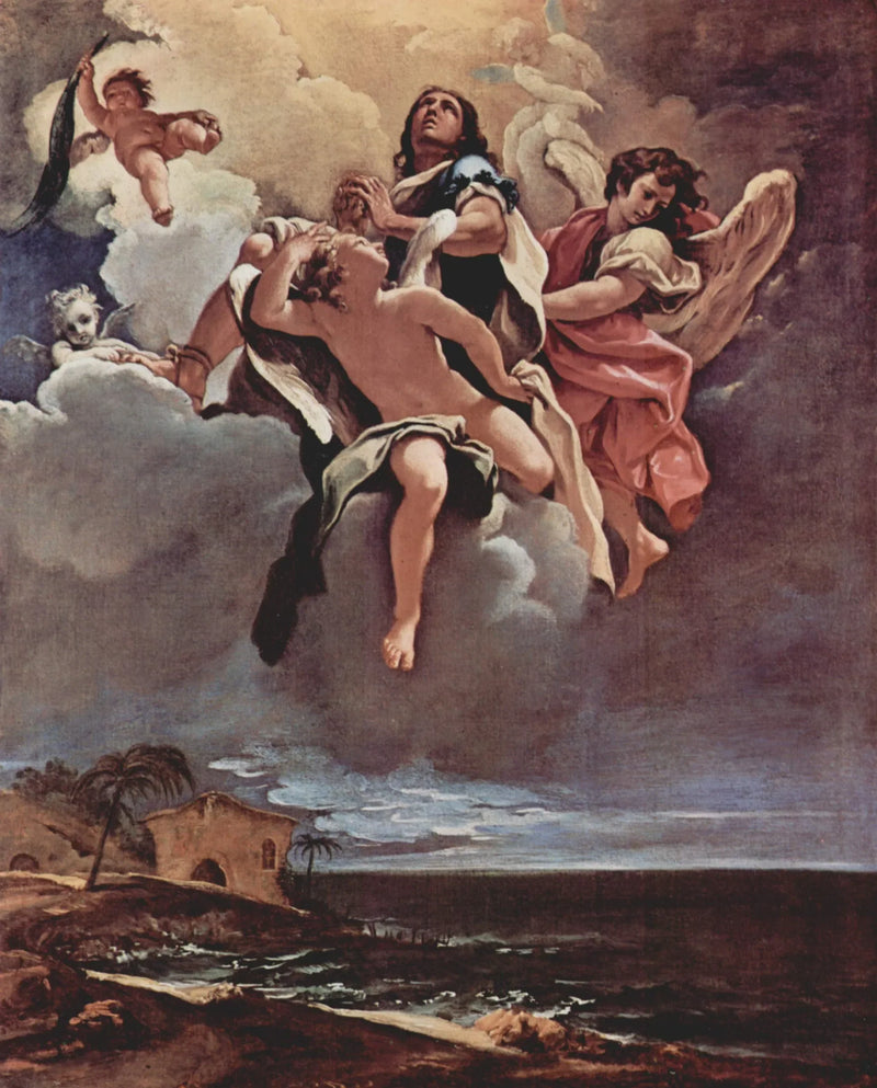 Apoteose de um bem-aventurado - Sebastiano Ricci