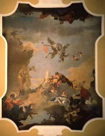 Apoteose de Angelo della Vecchia - Giovanni Battista Tiepolo