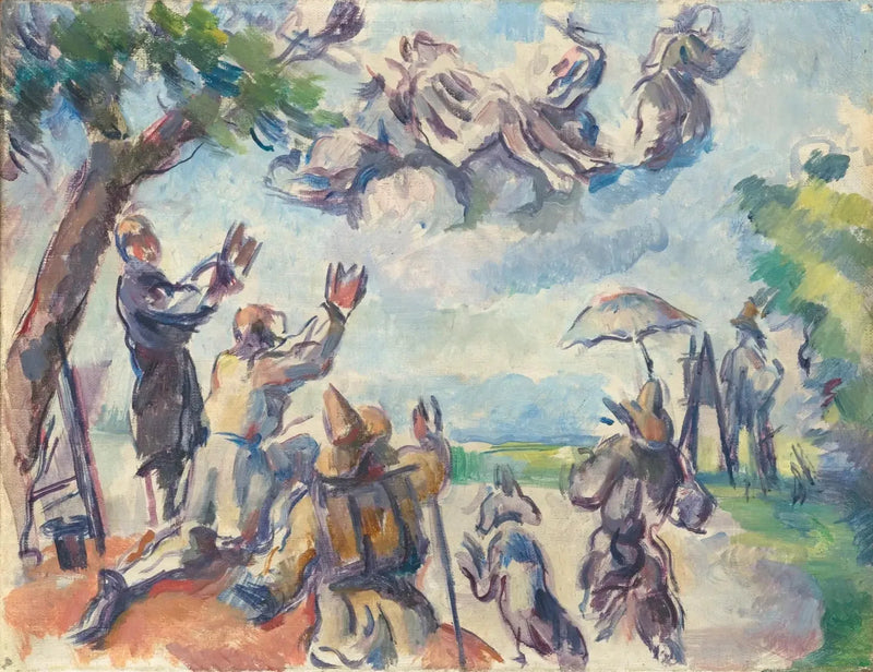 Apoteose de Delacroix - Paul Cézanne