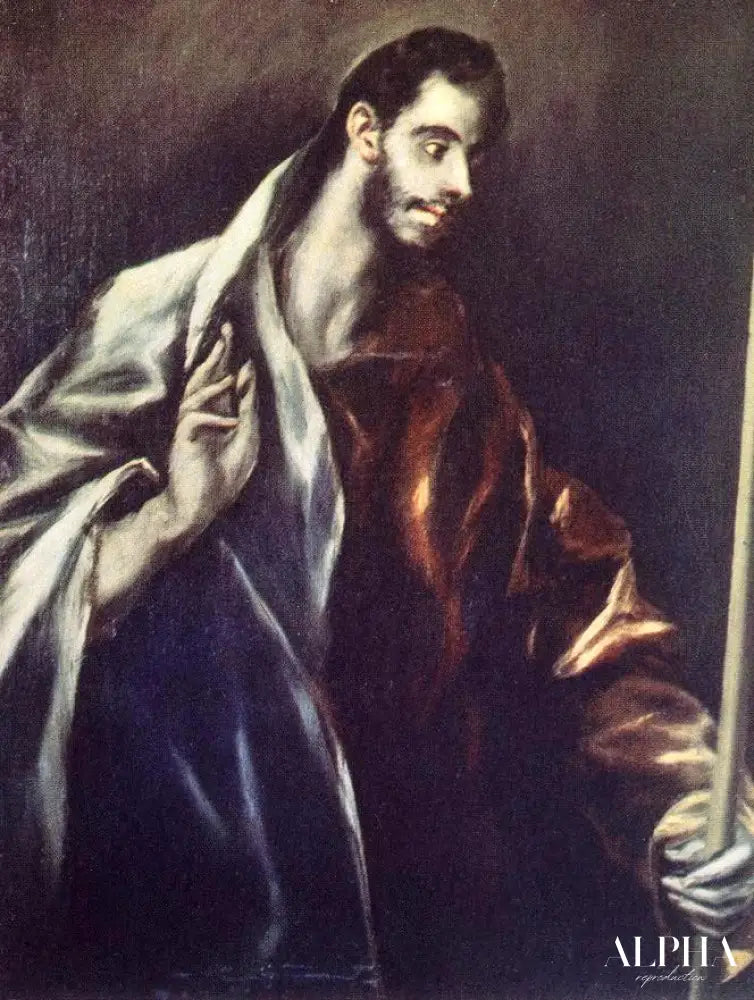 Apostle St. Thomas - El Greco - Reproductions de tableaux et peintures haut de gamme