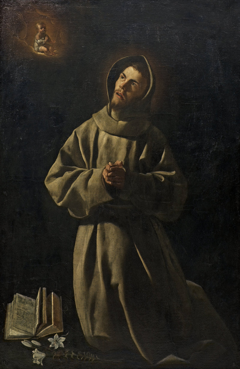 Aparição do Menino Jesus a Santo Antônio de Pádua - Francisco de Zurbarán