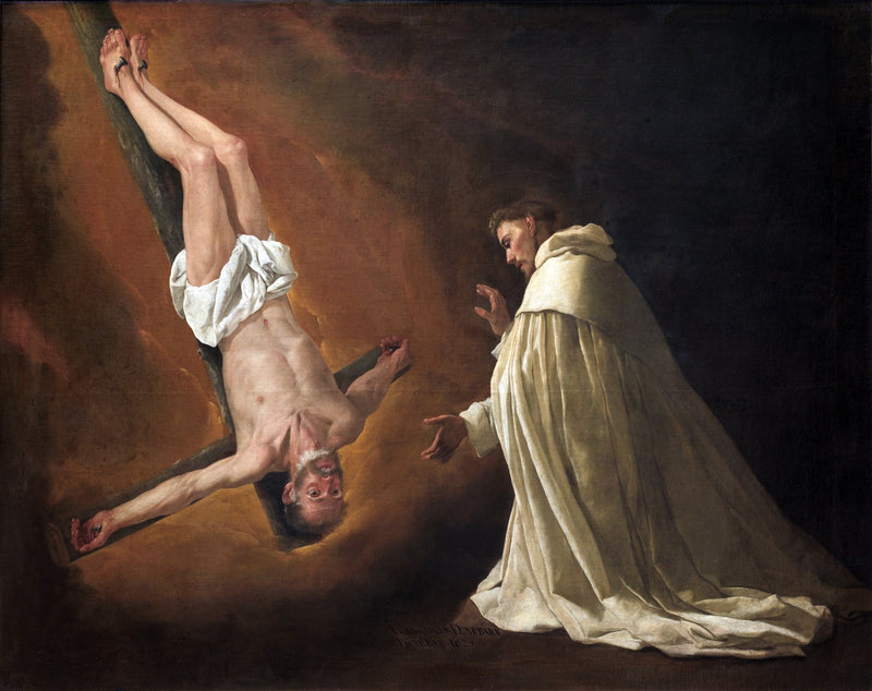 Aparição de São Pedro a São Pedro Nolasco - Francisco de Zurbarán