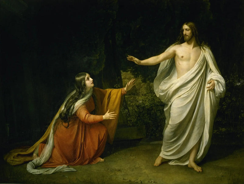 Aparição de Cristo a Maria Madalena após a Ressurreição - Alexandre Ivanov