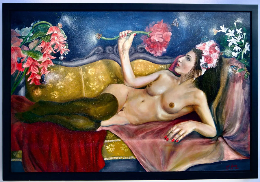 Apreciação de uma Flor | 120 x 80 cm