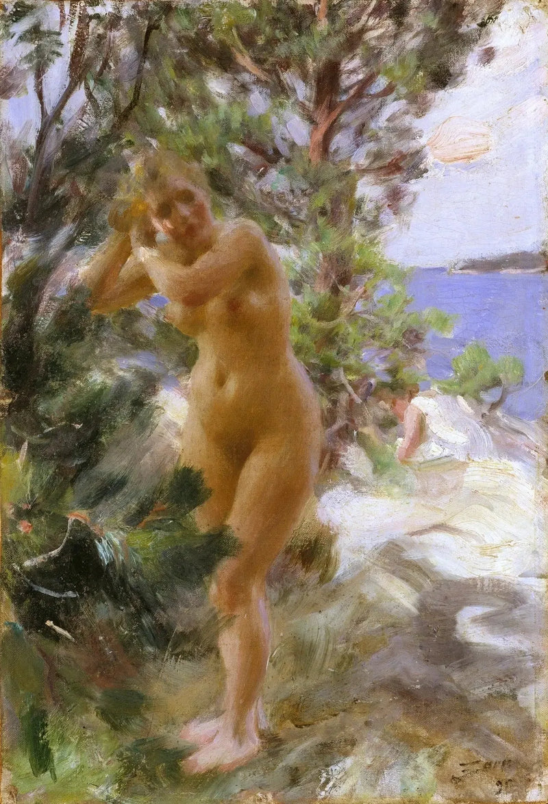 Após o banho - Anders Zorn