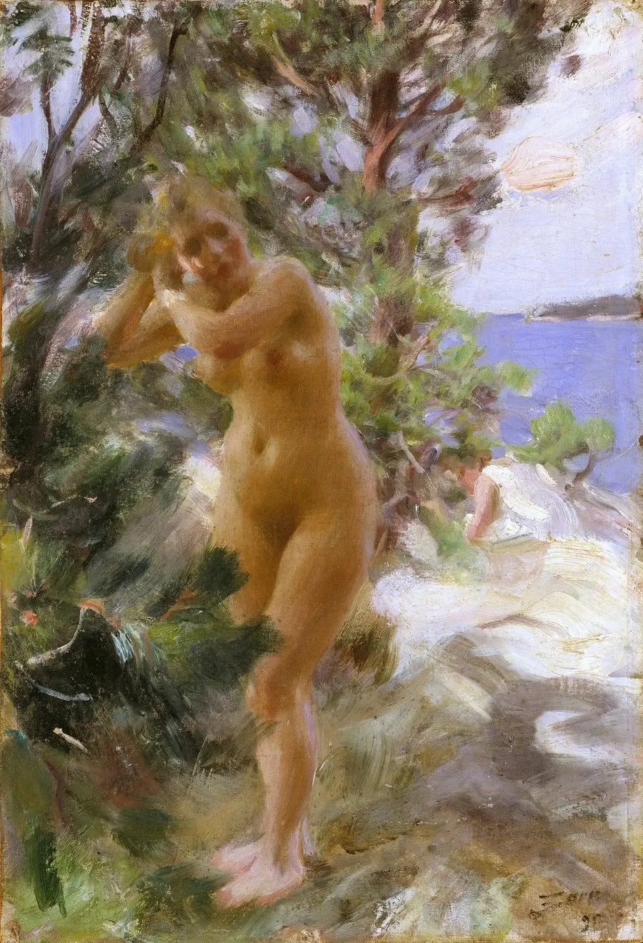 Após o banho - Anders Zorn