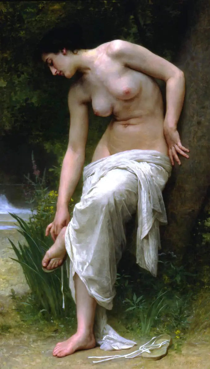 Depois do Banho - Bouguereau