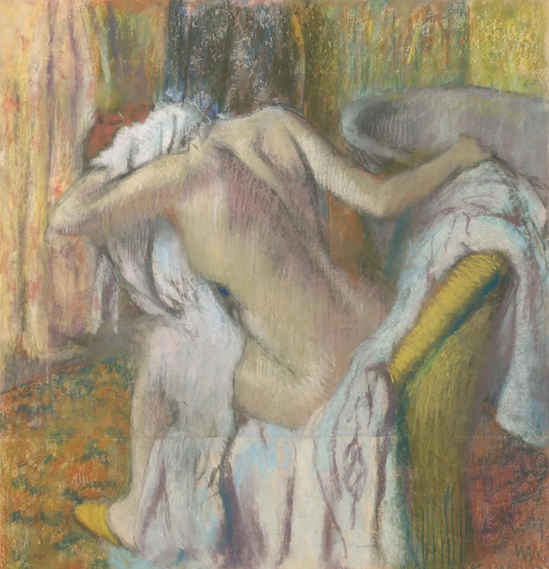 Depois do banho, mulher se secando - Edgar Degas