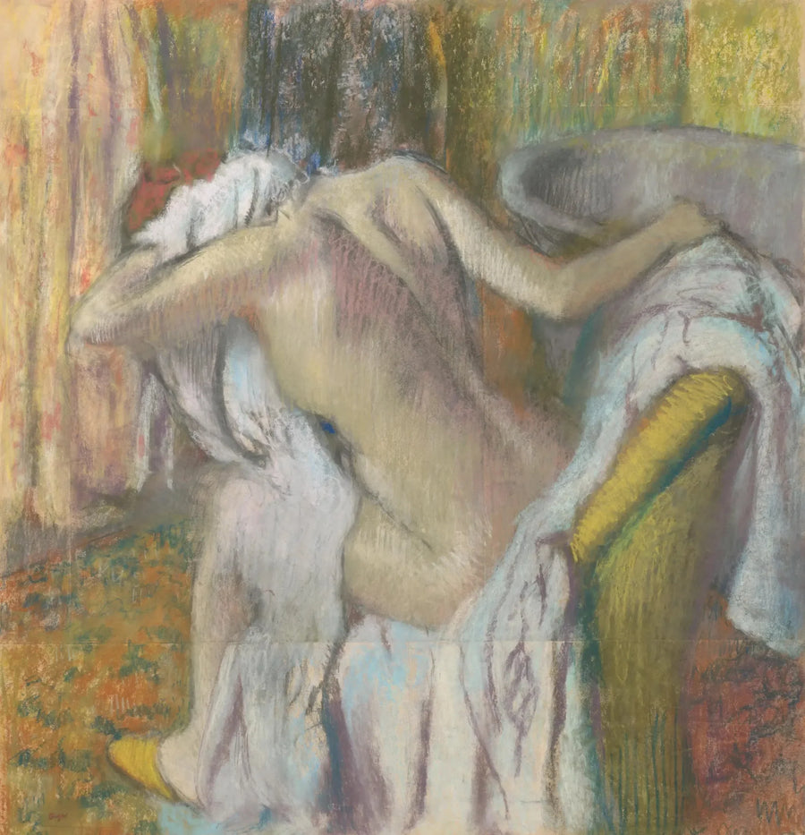 Depois do banho, mulher se secando - Edgar Degas