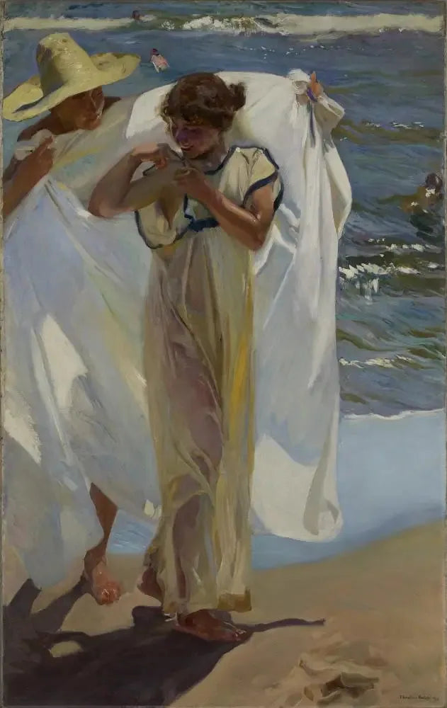 Depois do banho - Joaquín Sorolla