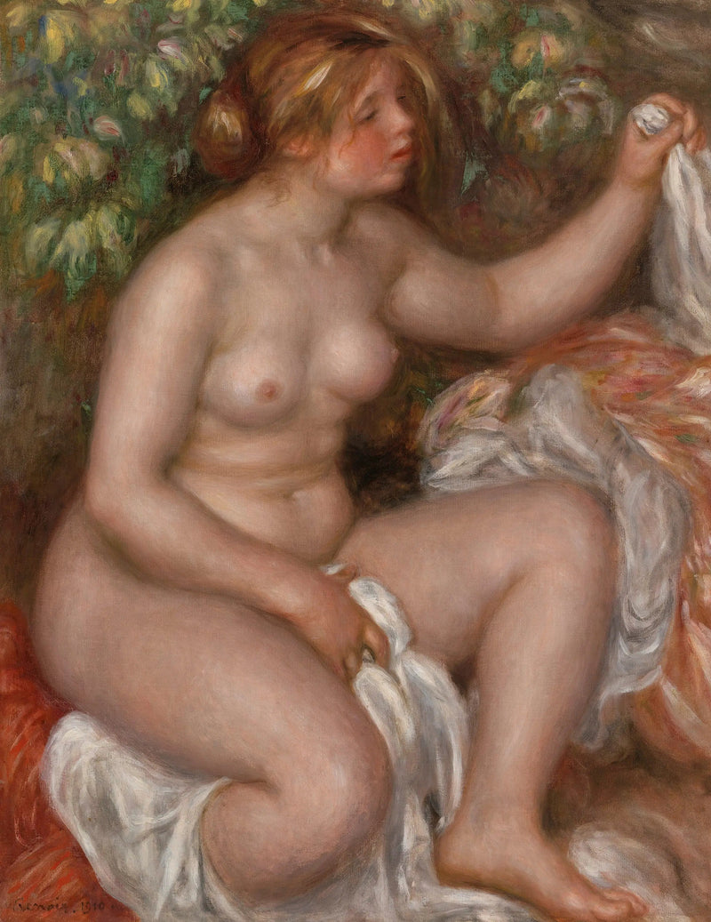 Depois do banho (A Saída do banho) - Pierre-Auguste Renoir
