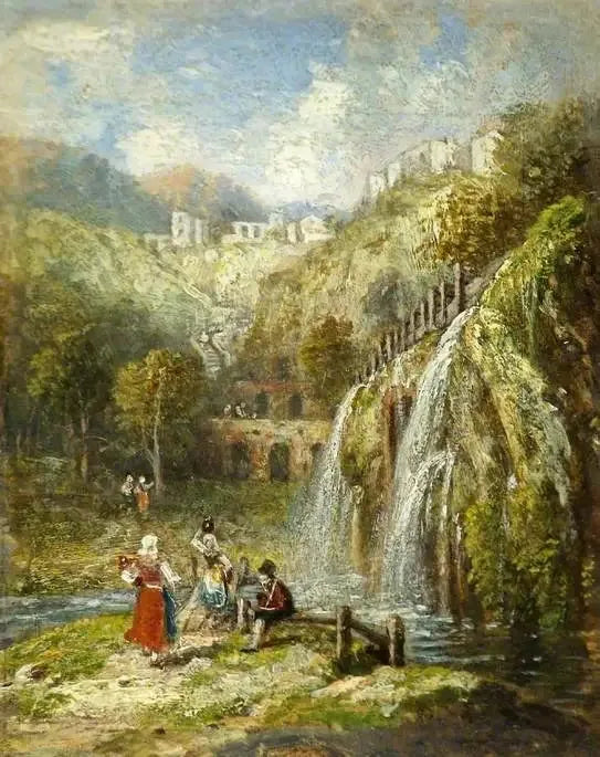 Aqueduto e Cascata perto de Roma - J. M. W. Turner