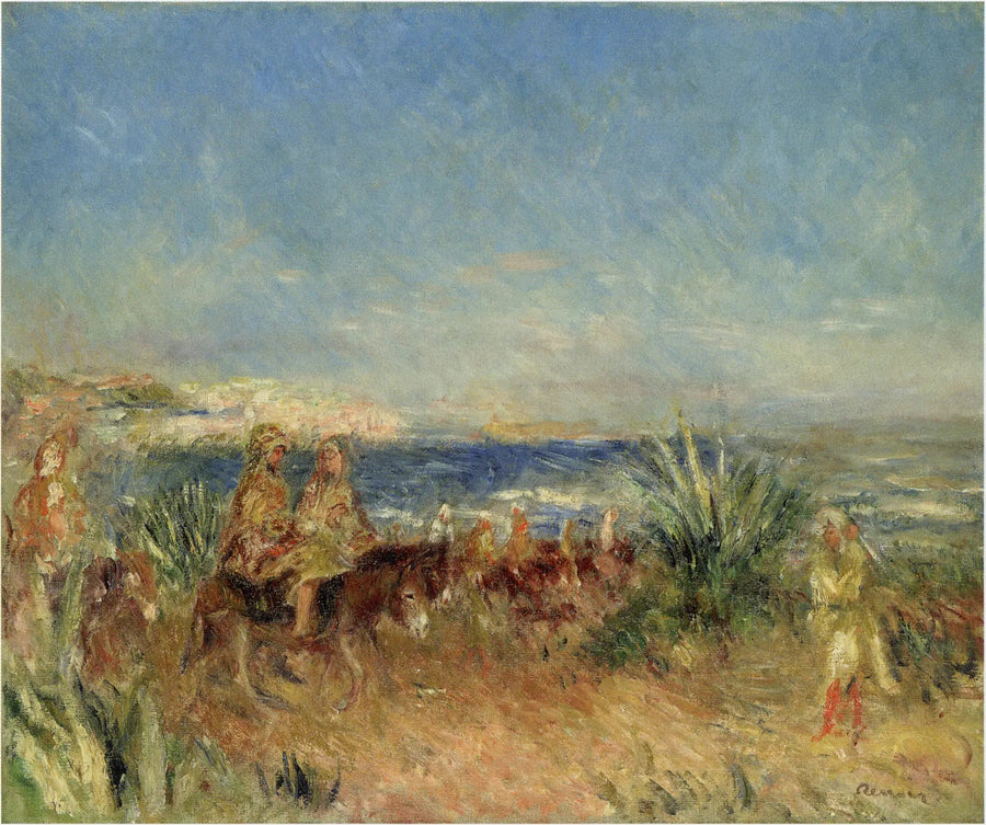 Árabes em jumentos - Pierre-Auguste Renoir