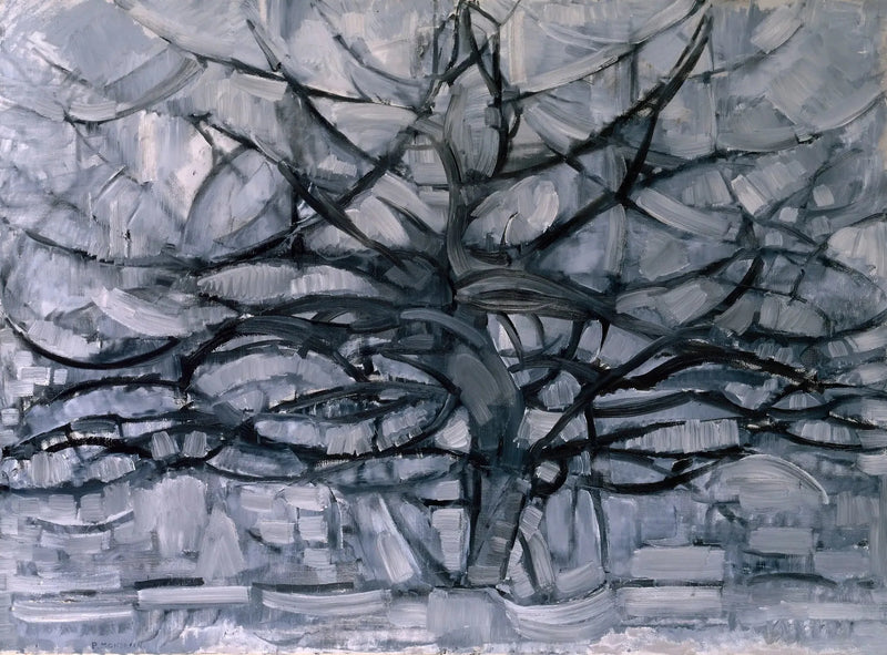 Árvore Prateada - Piet Mondrian