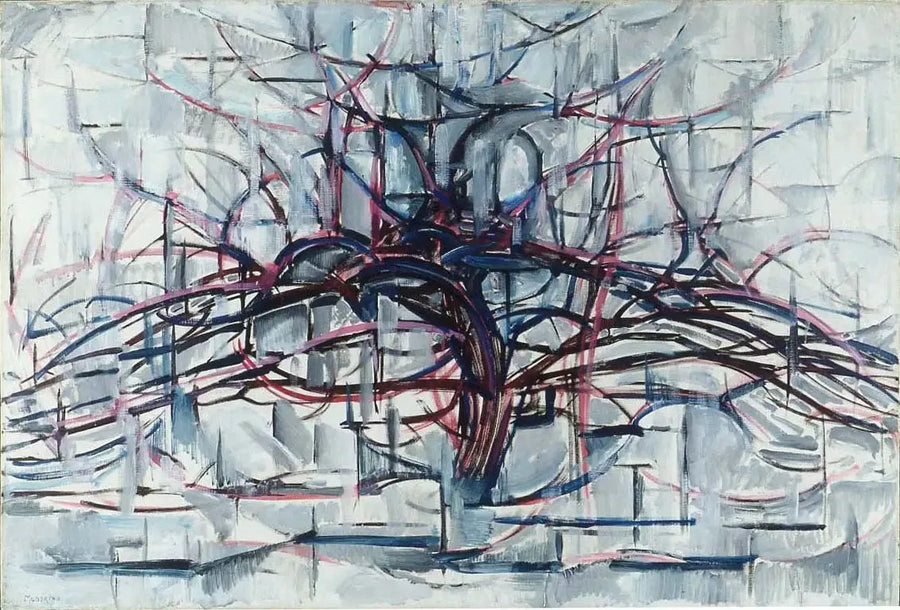 Árvore horizontal - Piet Mondrian