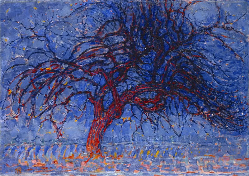 Árvore vermelha - Piet Mondrian