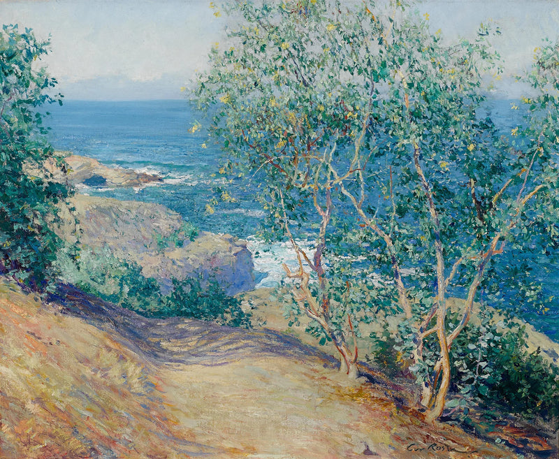 Árvores de tabaco indianas, La Jolla - Guy Rose