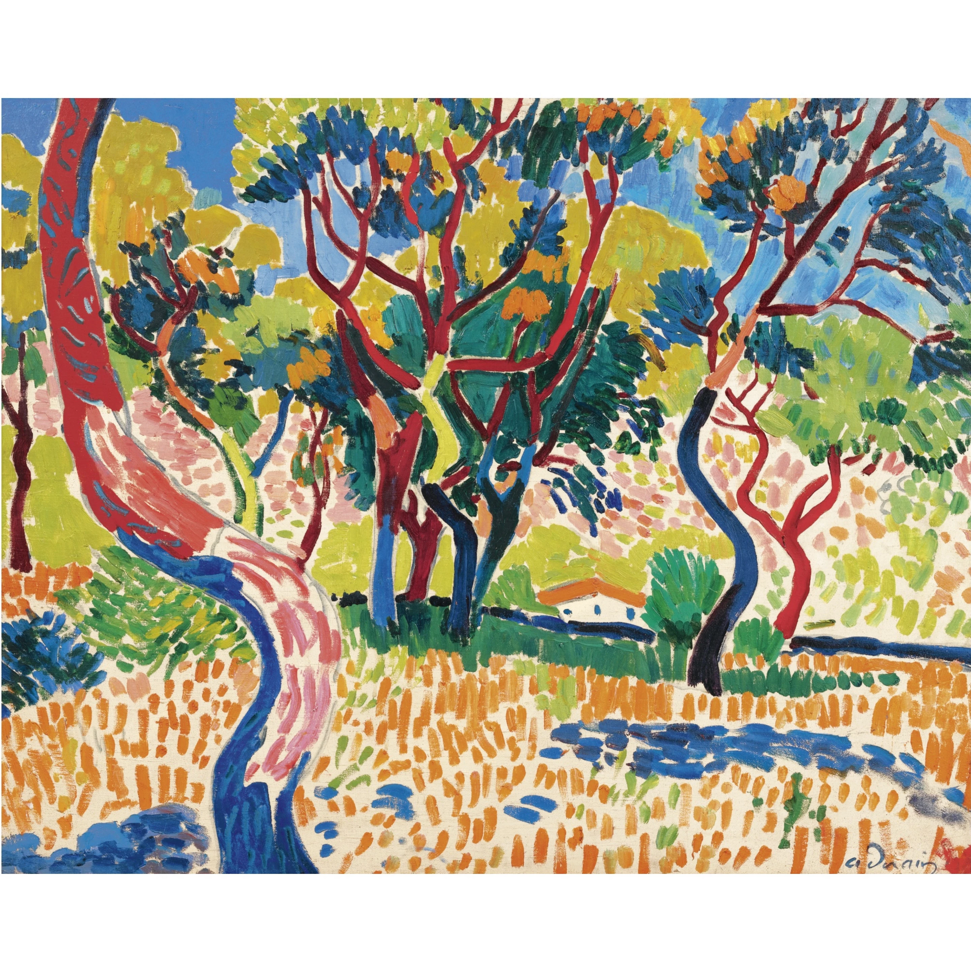 Les Arbres à Collioure - André Derain