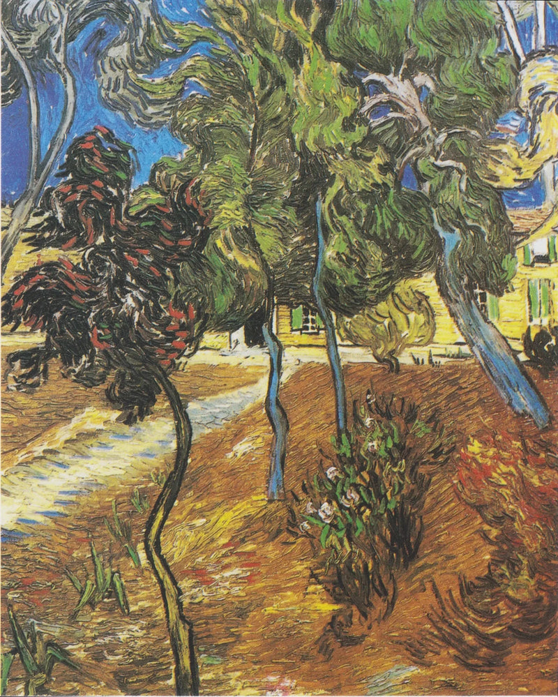 Árvores do jardim do hospital Saint-Paul - Vincent van Gogh
