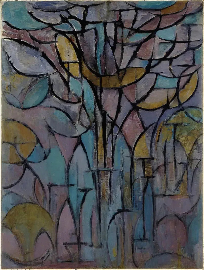 Árvores - Piet Mondrian