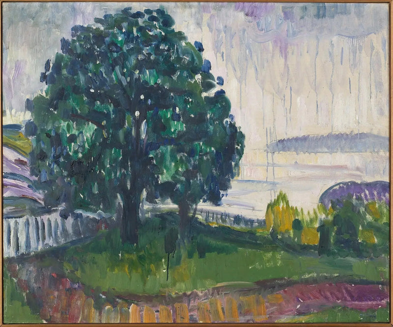 Árvores perto do mar - Edvard Munch