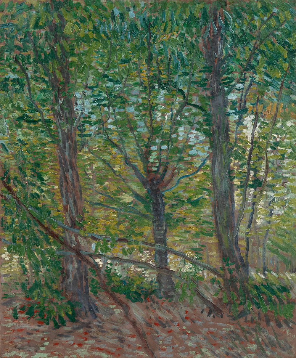 Arbres - Vincent van Gogh image 1 copie peinte à la main à l’huile