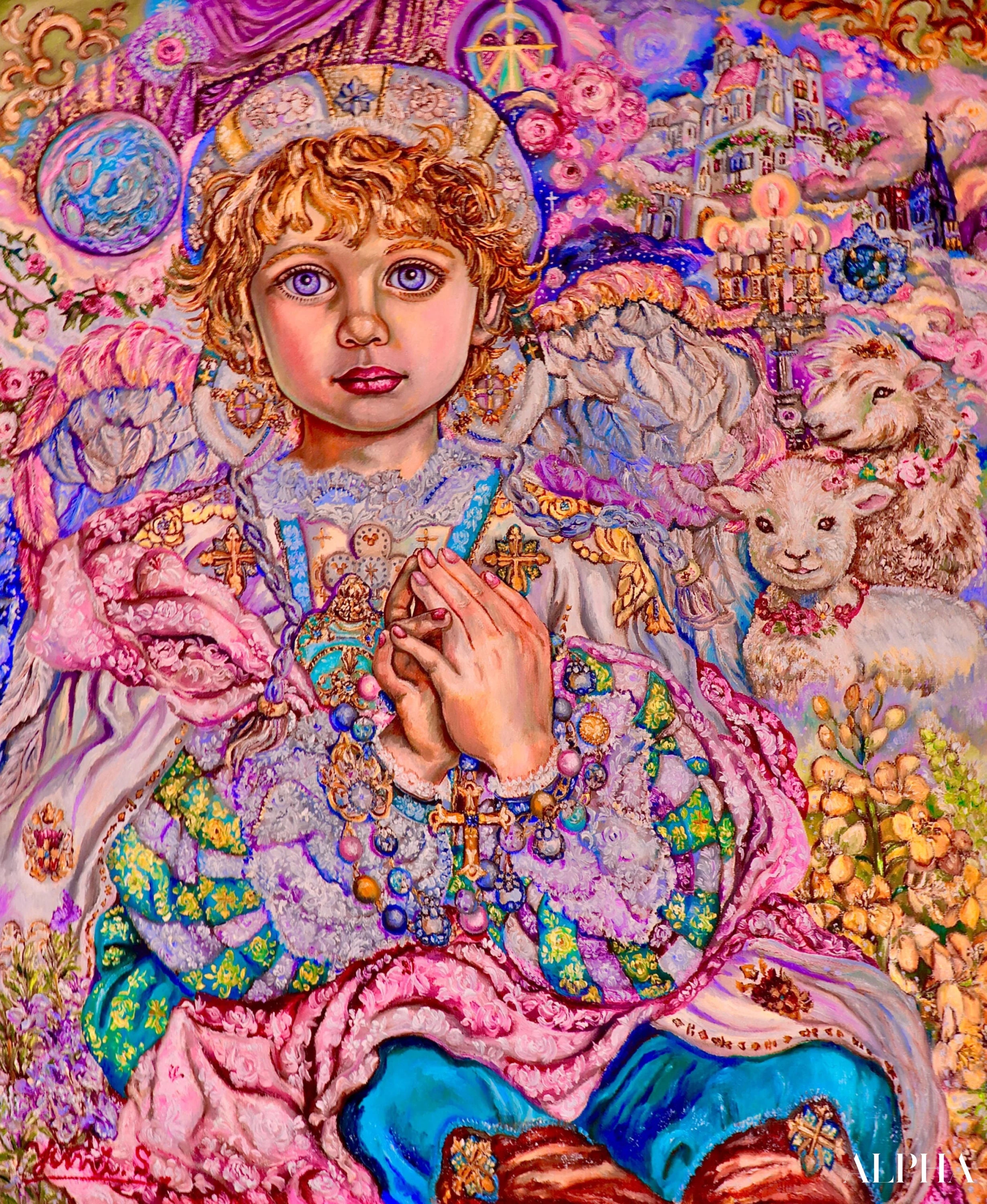 Archangel Zadkiel - Yumi Sugai Reproductions de tableaux à la peinture à l’huile