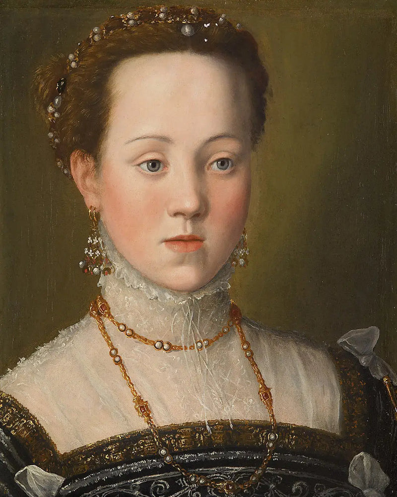 Arquiduquesa Anna (1549-1580), filha do imperador Maximiliano II - Giuseppe Arcimboldo
