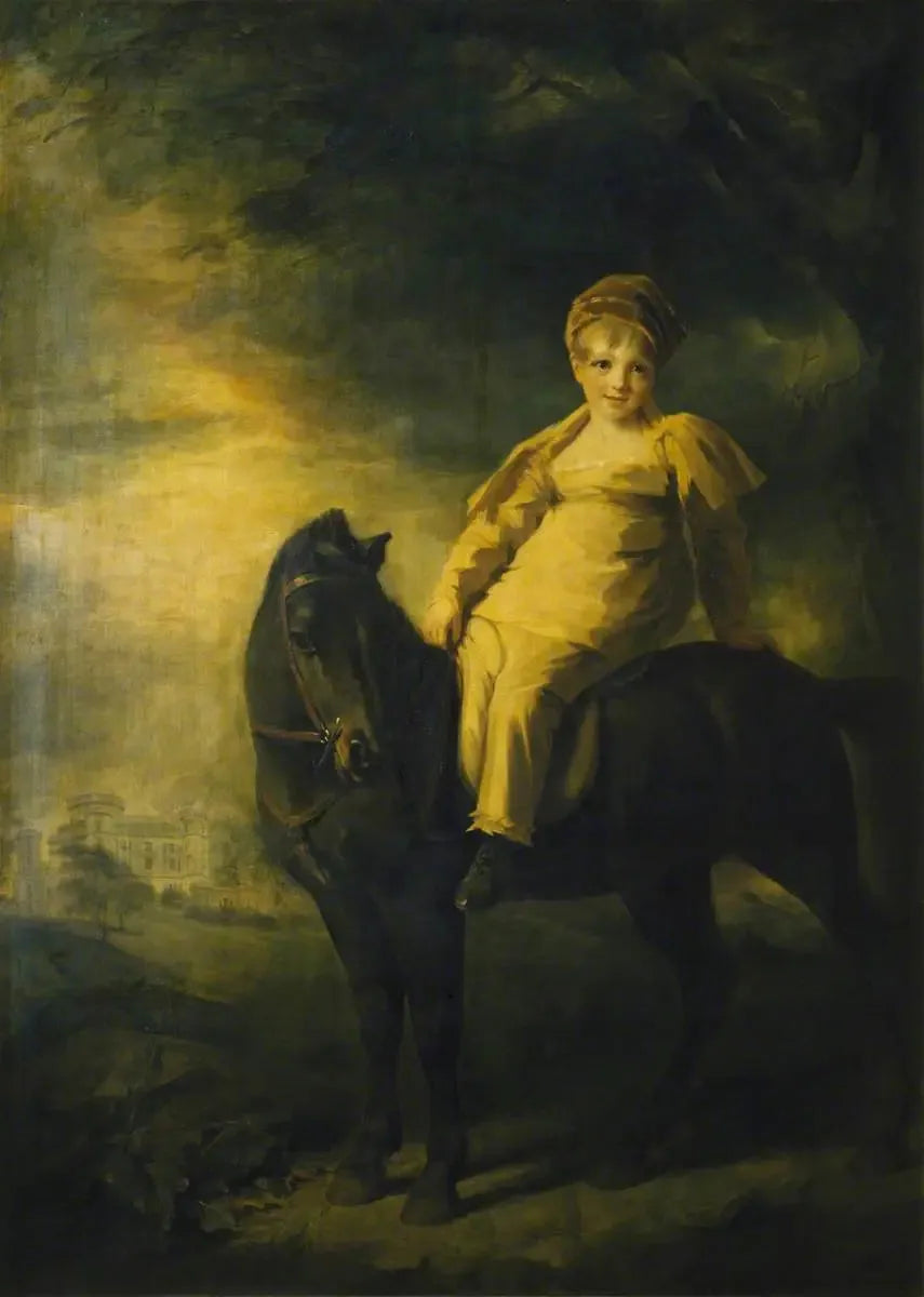 Archibald Montgomerie, mais tarde 13º conde de Eglinton PC, KT (1812-1861), ainda menino montado a cavalo - Henry Raeburn