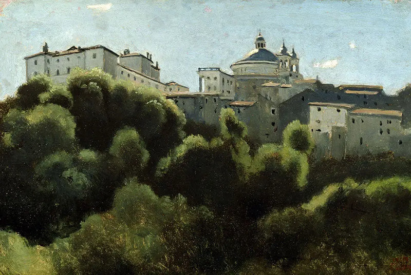 Ariccia, Palácio Chigi - Jean-Baptiste Camille Corot