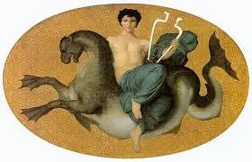 Arion em um monstro marinho - Bouguereau