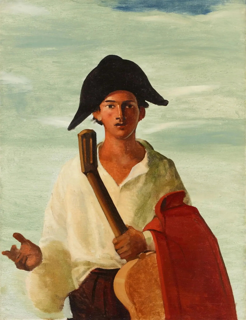 Arlequim segurando uma guitarra - André Derain