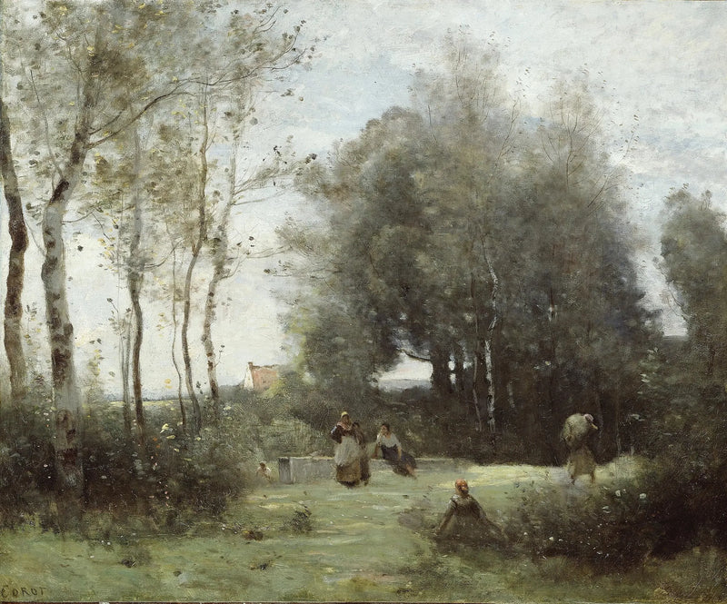 Arleux-Palluel, A Ponte dos Encontros - Jean-Baptiste Camille Corot