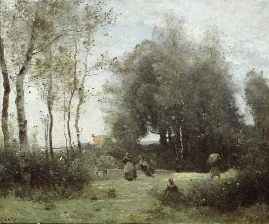 Arleux-Palluel, A Ponte dos Encontros - Jean-Baptiste Camille Corot