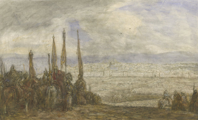 Exército turco em frente a Jerusalém - Marius Bauer