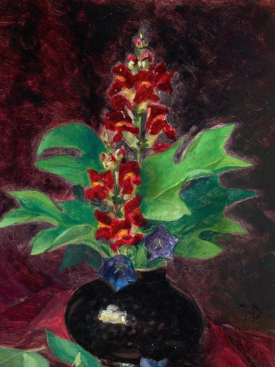 Arranjo com flores. - H. A. Brendekilde