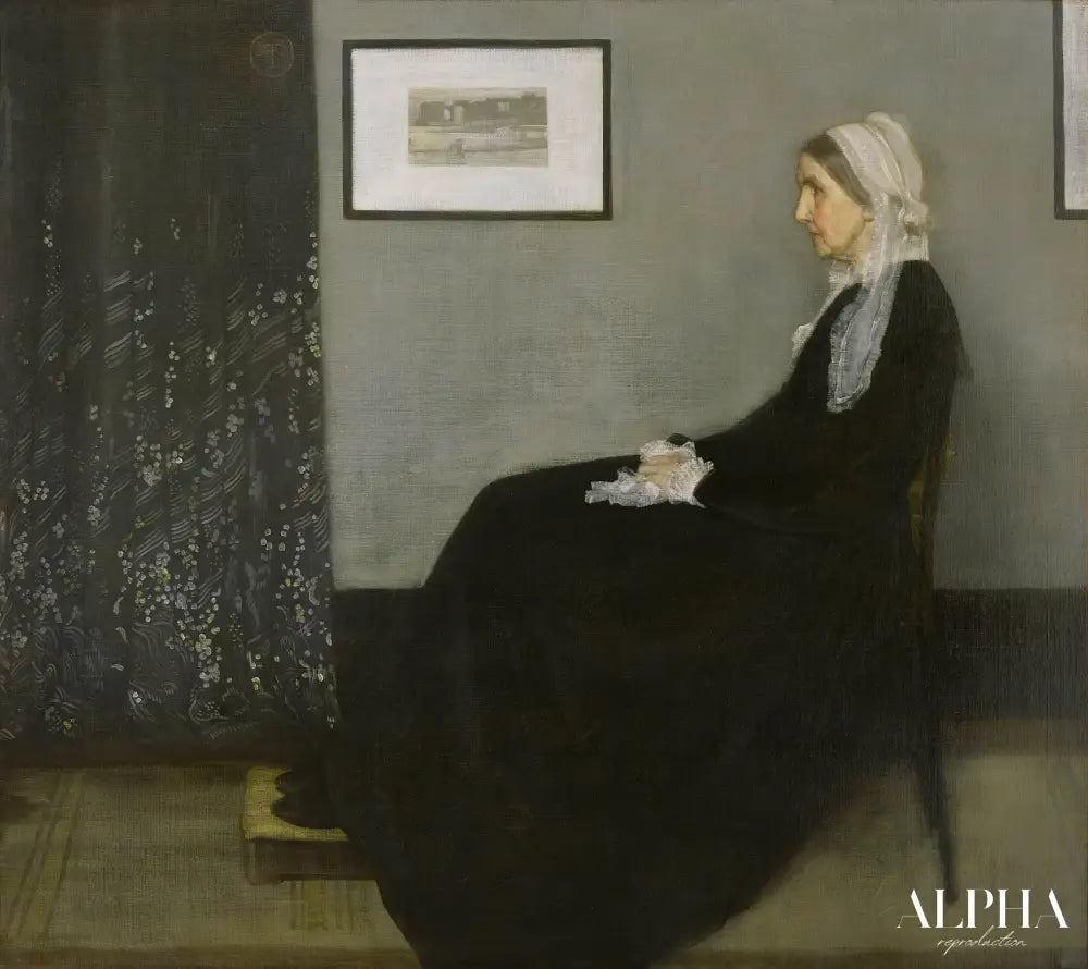 Arrangement en gris et noir n°1 - James Abbott McNeill Whistler - Reproductions de tableaux et peintures haut de gamme