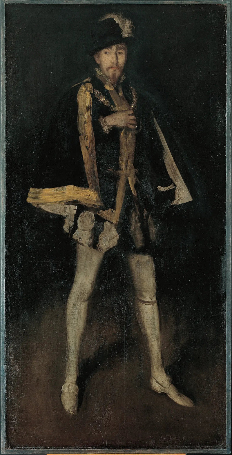 Arranjo em preto, n° 3: Sir Henry Irving no papel de Filipe II da Espanha - James Abbott McNeill Whistler