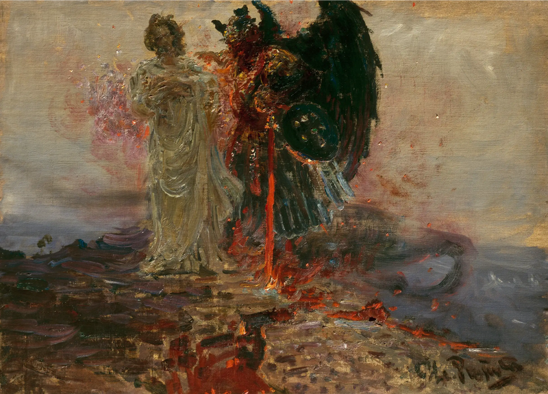 Costas de mim, Satanás - Ilya Repin