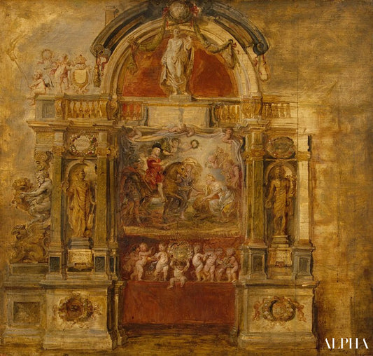 Arrivée du prince Ferdinand - Peter Paul Rubens - Reproductions de tableaux et peintures haut de gamme