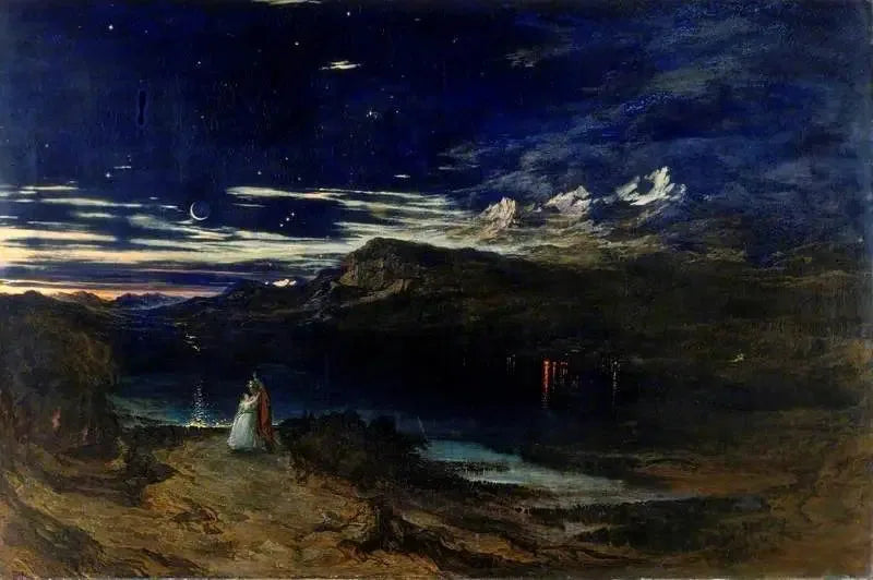 Arthur e Aegle no Vale Feliz - John Martin