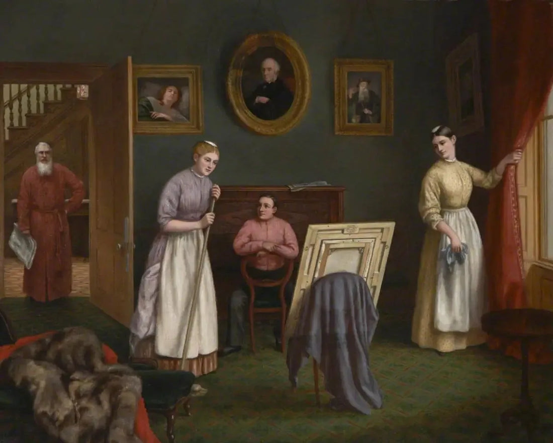 Artista em seu ateliê - Fitz Henry Lane