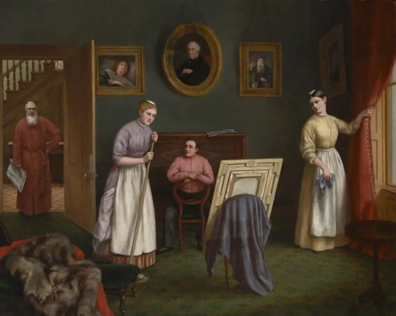 Artista em seu ateliê - Fitz Henry Lane