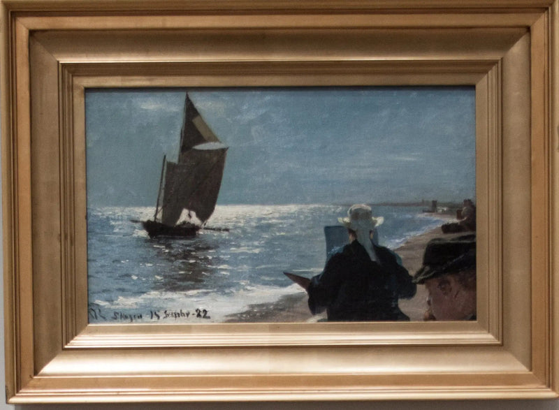 Artistas na praia sul de Skagen - Peder Severin Krøyer