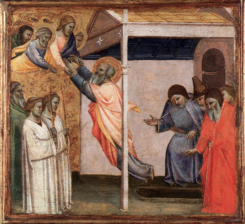Ascensão de São João - Taddeo Gaddi