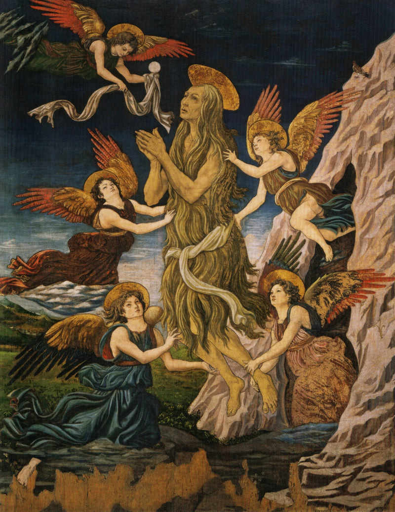 Ascensão de Santa Maria Madalena - Antonio Pollaiuolo